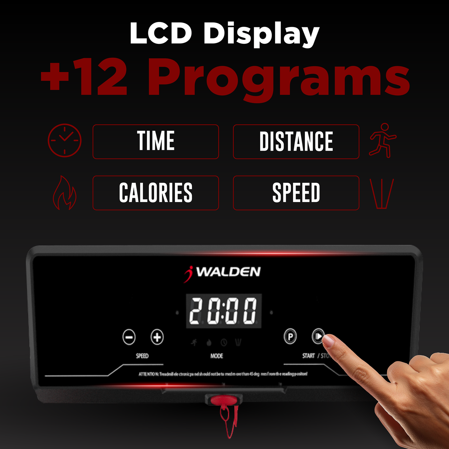 Electric Treadmill Walden F2800